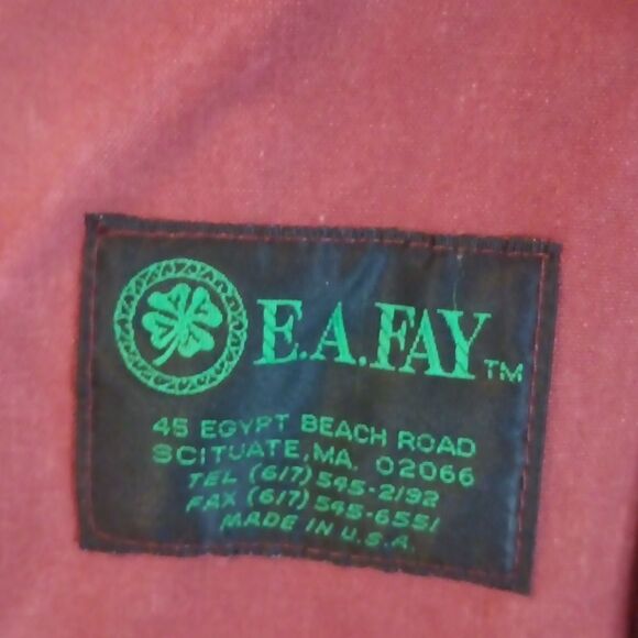 Fay Fireman's turnout coat jacket with metal clasps, missing lining size S - Picture 11 of 14